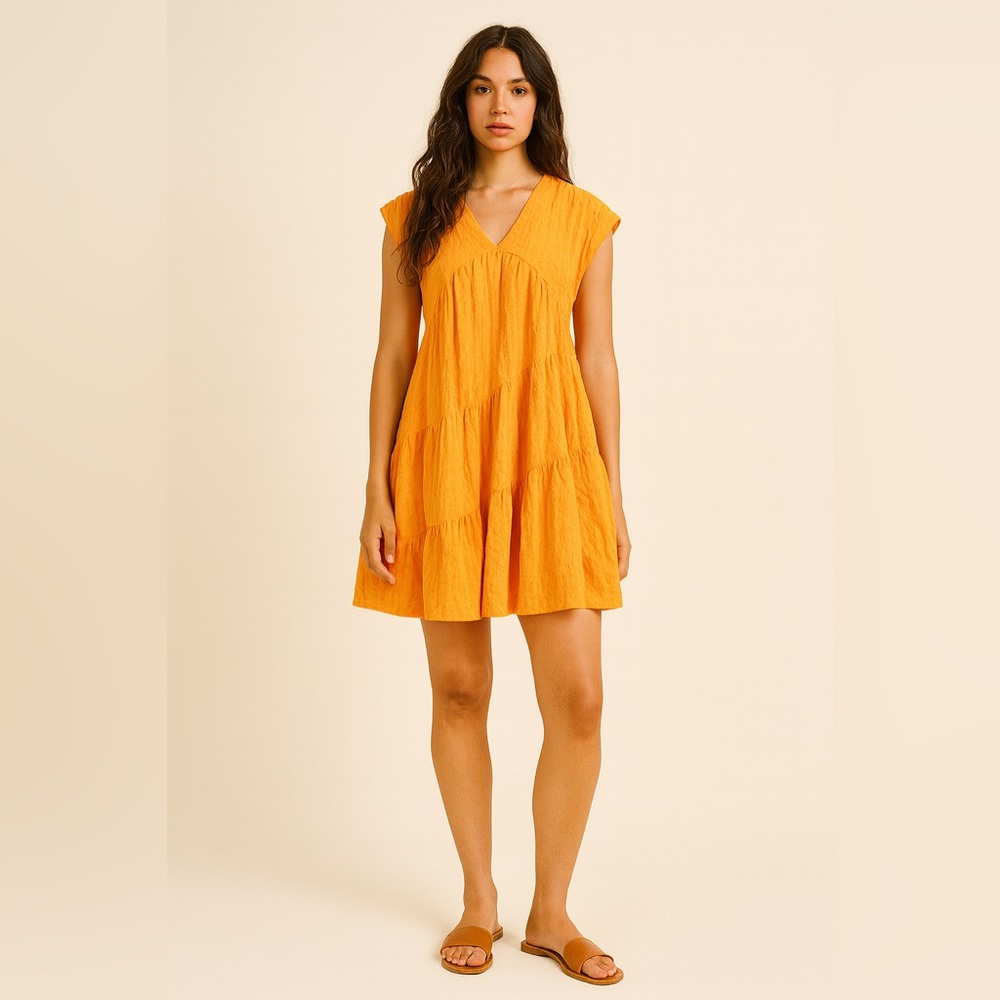 Maeve Orange Mini Dress